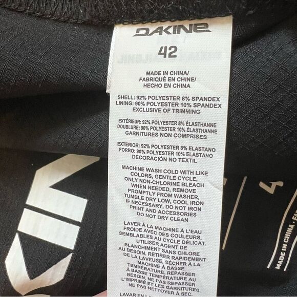 Dakine Men's Mission Hybrid Shorts, Boardshorts, NEW Black 42 - Picture 7 of 10
